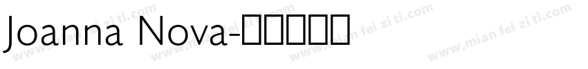 Joanna Nova字体转换